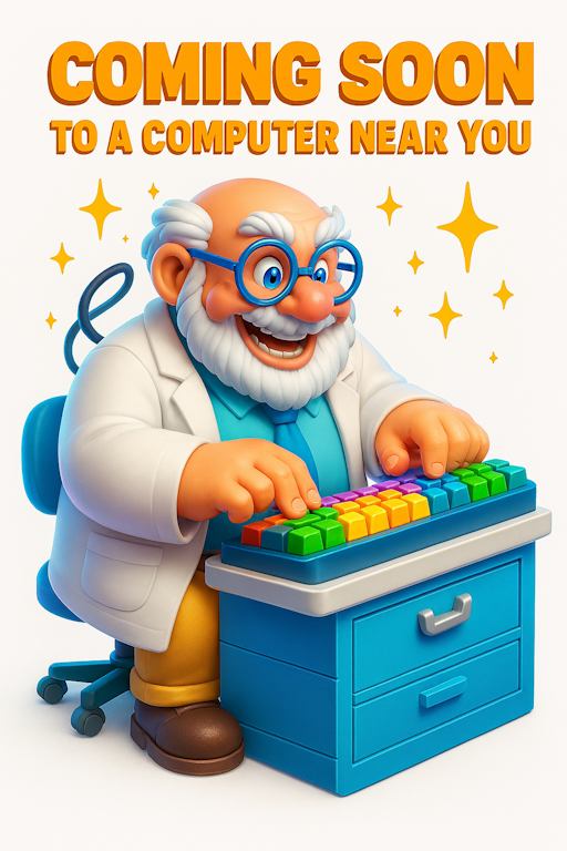 Eccentric Nerd at Computer